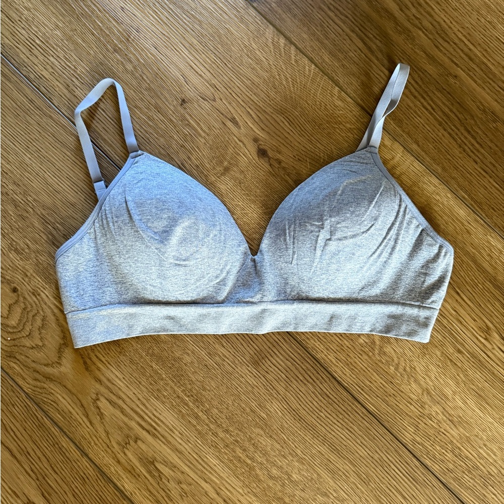 ThirdLove Blue Heather Wireless Bra with Adjustable Straps